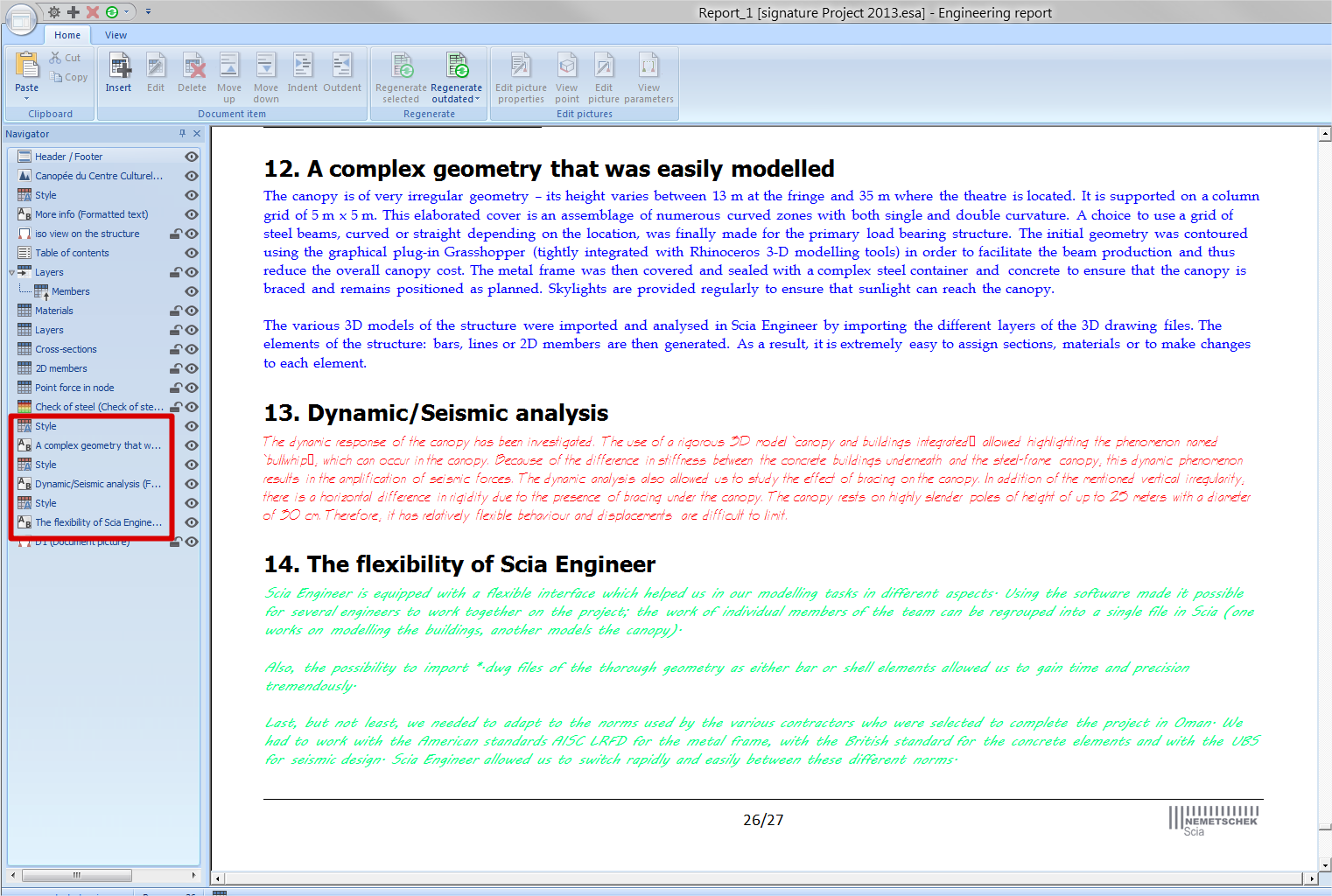 faq engineering report how can i change the formatting of my report