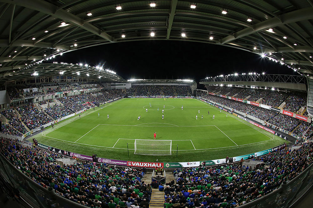 Nationales Fußballstadion Windsor Park Belfast, Nordirland
