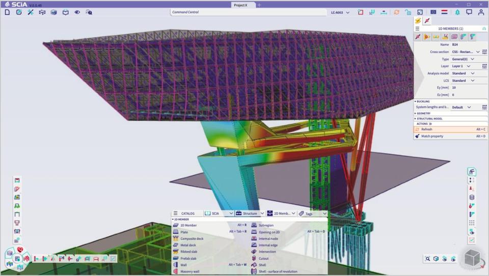 SCIA Engineer User Interface