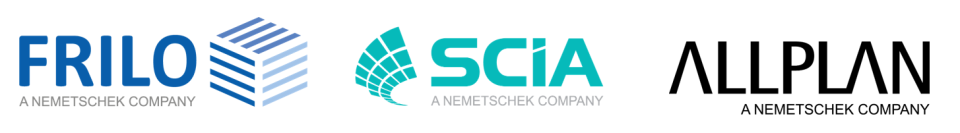 Merger Logos SCIA ALLPLAN FRILO