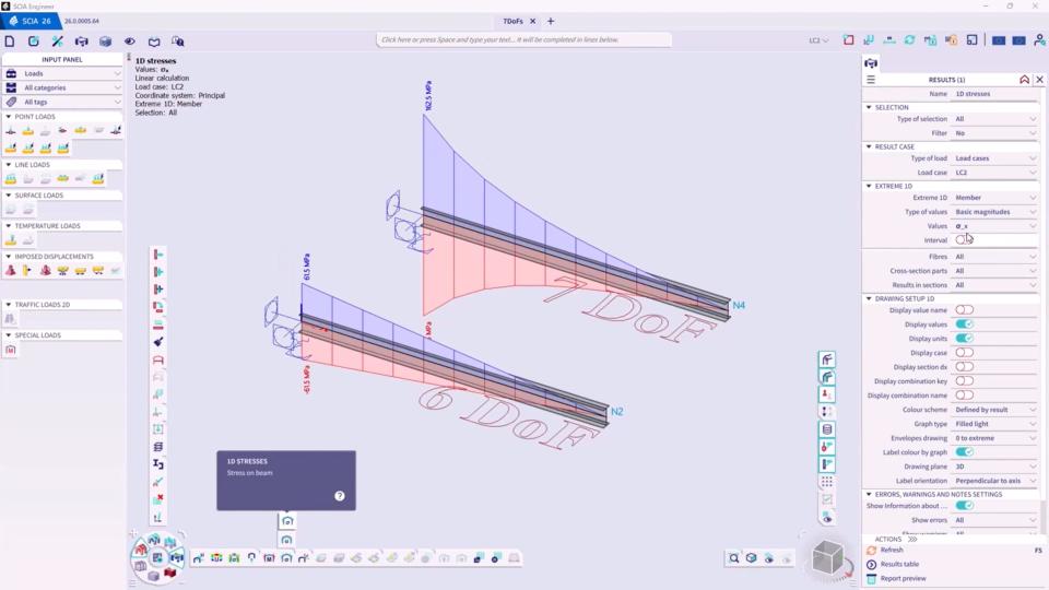Beam finite element accounting for warping (7th degree of freedom)