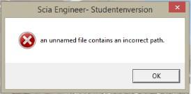 Error: an unnamed file contains an incorrect path