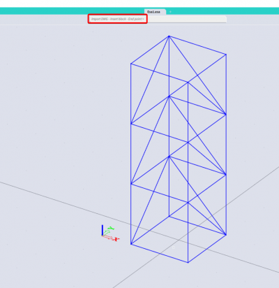 you can define the end point with coordinates or by clicking on the right spot in the graphical window.