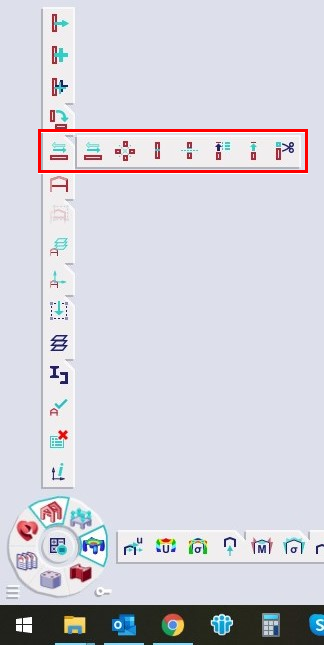 Process toolbar sublevels