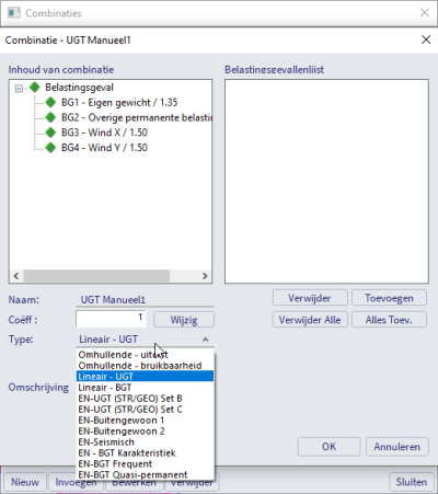 Lineaire combinaties hebben meer type mogelijkheden