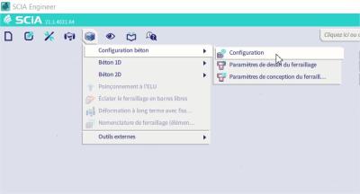 configuration béton