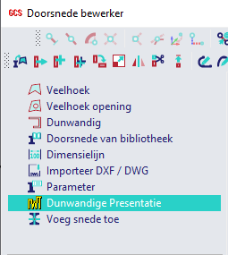 Creëer een dunwandige representatie om classificatie  toe te staan