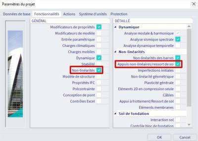 appuis non-linéaires