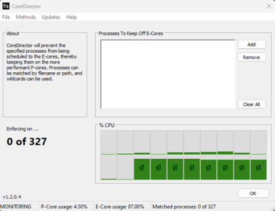 Core Director usage 1