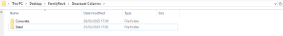 subfolder linked to a category