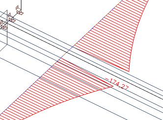 SCIA Engineer - Warum hat die Rippe eine Normalkraft?