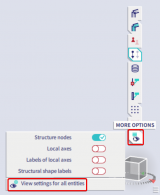 view settings for all entities