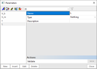 Parameters Parameters