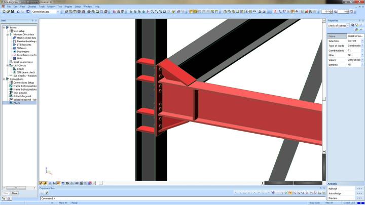 Connections in SCIA Engineer 15