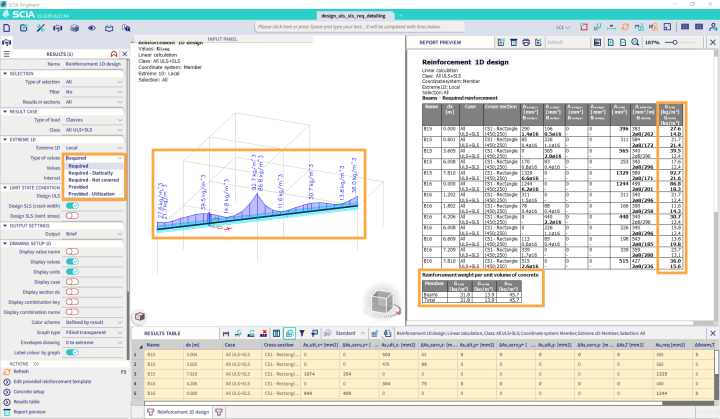 Enhancements in reinforcement AutoDesign output