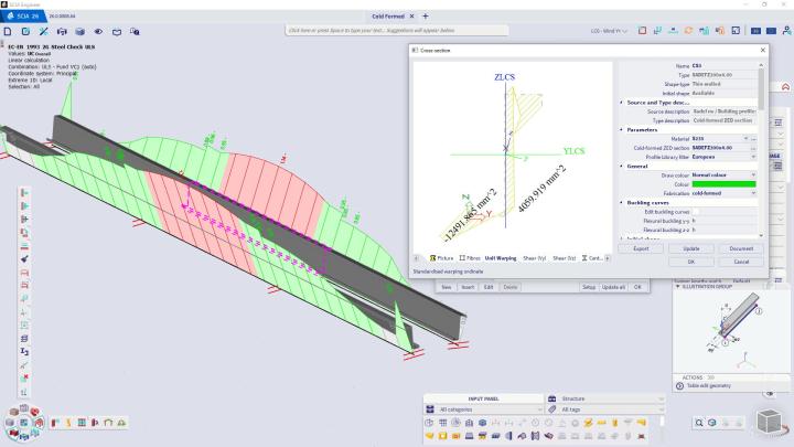 Second Generation Steel in SCIA Engineer 2026