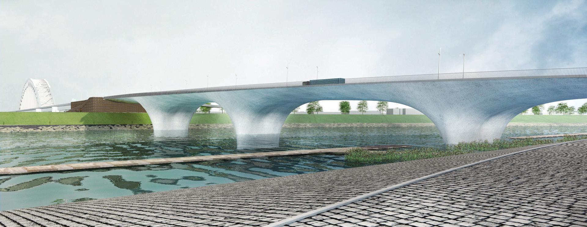 Witteveen+Bos verlengde Waalbrug Witteveen+Bos verlengde Waalbrug