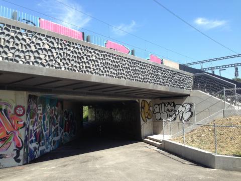 Martinet footbridge - first use of UHPFRC in Switzerland