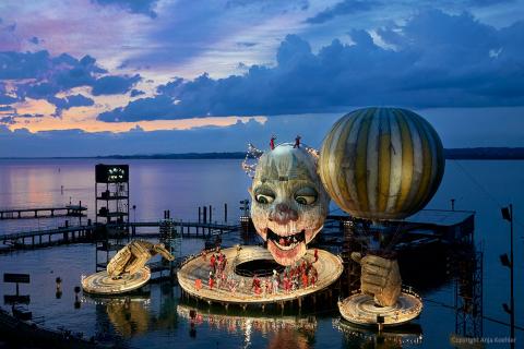 Bregenz Festival Stage Rigoletto (Bregenz, Austria)