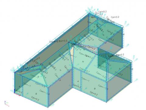 Climatic loads: 2D wind & snow + 3D wind Climatic loads: 2D wind & snow + 3D wind