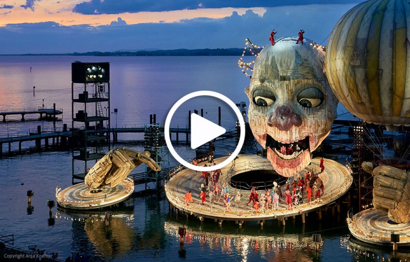 Bregenz Festivalbuhne Rigoletto Bregenz Osterreich