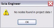 No nodes found in project data