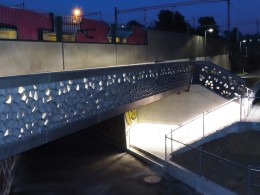 Martinet footbridge - first use of UHPFRC in Switzerland
